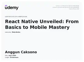 React Native Unveiled: From Basics to Mobile Mastery