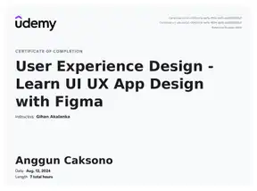 User Experience Design - Learn UI UX App Design with Figma