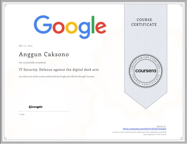 IT Security: Defense against the digital dark arts