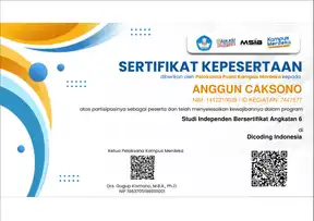 Studi Independen Bersetifikat Angkatan 6